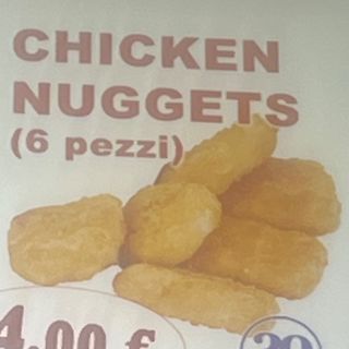 Chicken nuggets 6 pieces