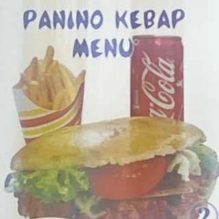 Panino kebap menu