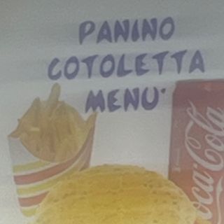 Panino cotoletta menu