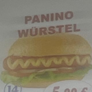 Panino würstel menu