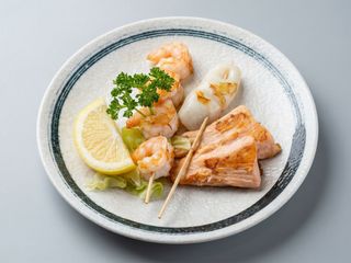 35.Teppanyaki pesce misto alla griglia
