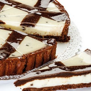 Torta di ricotta e gocce di cioccolato 