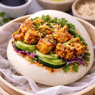 BAO VEGETARIANO HUMMUS