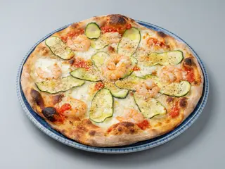 Gratinata gamberi e zucchine