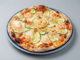 Gratinata gamberi e zucchine