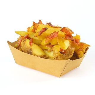 Chips e bacon