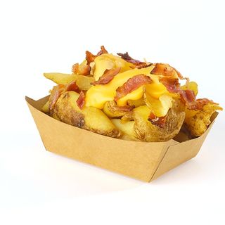 Chips, cheddar e bacon