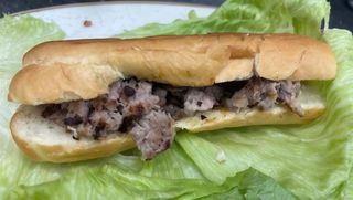 Panino con hamburger