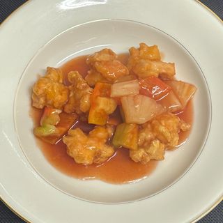 95 Pollo agrodolce ananas