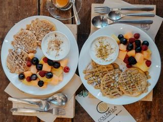 Pancakes senza lattosio con crema