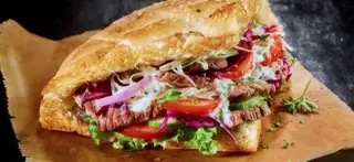 Menù panino falafel