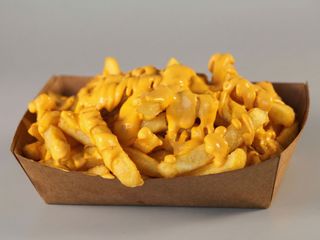 Patatine con cheddar