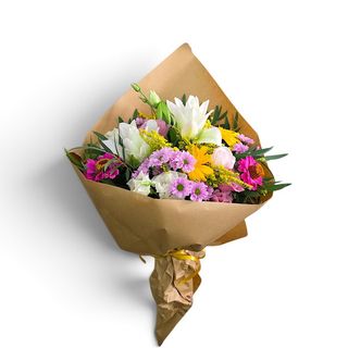 Bouquet di fiori con giglio
