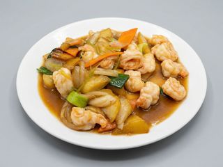 101. Gamberi saltati con patate