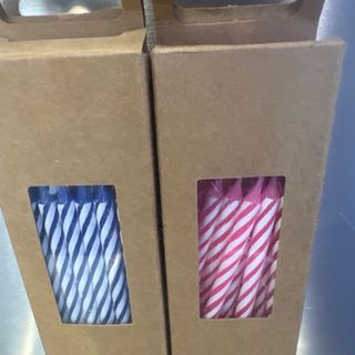 Candeline x compleanno sia azzurro che rosa