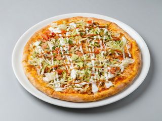 Pizza kebab di pollo