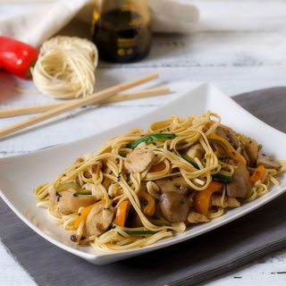 Pr 04 Fettuccine con pollo