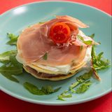 Pancake salato prosciutto crudo