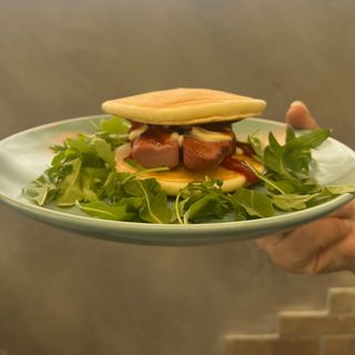Pancake hot dog