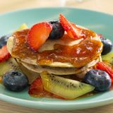 3 dischi pancake vegano