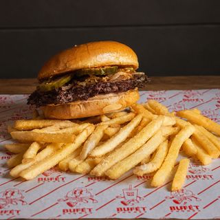 Bufét Burger menu