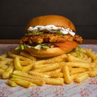 Vegan Burger menu