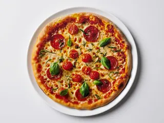 Pizza prosciutto e funghi