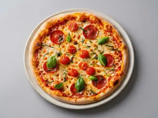 Pizza con peperoni
