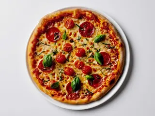 Pizza con radicchio