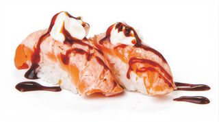 84 Salmone flambe e Philadelphia