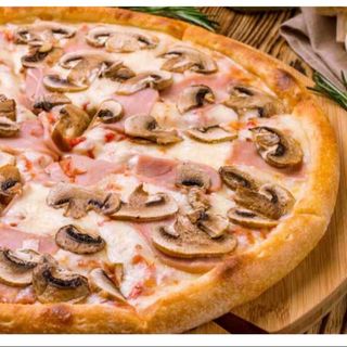 Prosciutto e funghi maxi