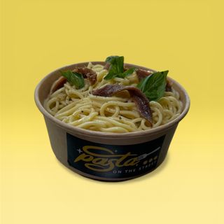 Spaghettone burro e alici 