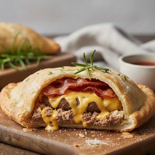 Empanadas cheese burger