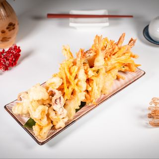 Tempura di gamberi