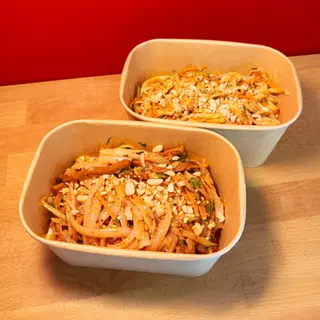 Liang mian di carne (noodles di grano freddi e piccanti)