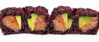 Uramaki salmone cotto nero 8 pezzi