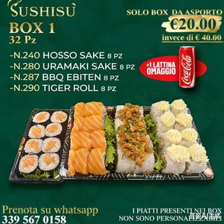 BOX SUSHI 1  32 PZ