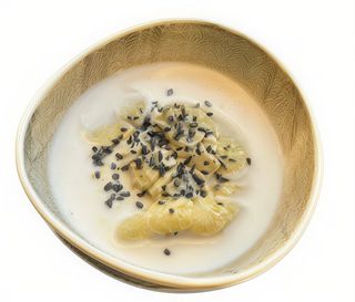 Banana con latte di cocco