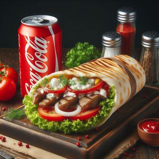 Menu BEEF twister wrap