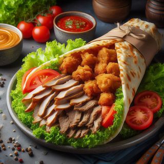 Menu Chick N beef twister wrap