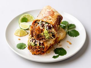 Burritos chicken grilled