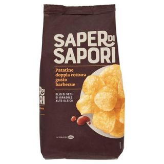 PATATINE DOPPIA COTTURA GUSTO BARBECUE 130 g.