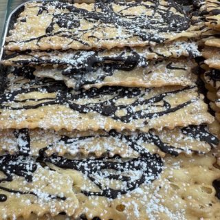 Chiacchiere cioccolato