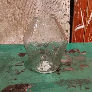 Vaso vetro trasparente