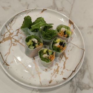 involtini artigianali di mango e gamberi 6pezzi