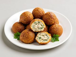 Polpettine Fresche di Pollo, Prosciutto e Formaggio