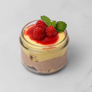 Red fruits tiramisu
