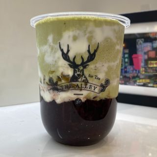 Matcha purple rice yogurt