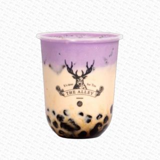 Ube Tapioca Green Milk Tea
