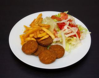 Menù piatto falafel
